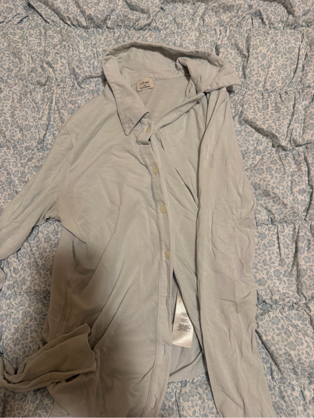 Wilfred Light Blue Button-Up